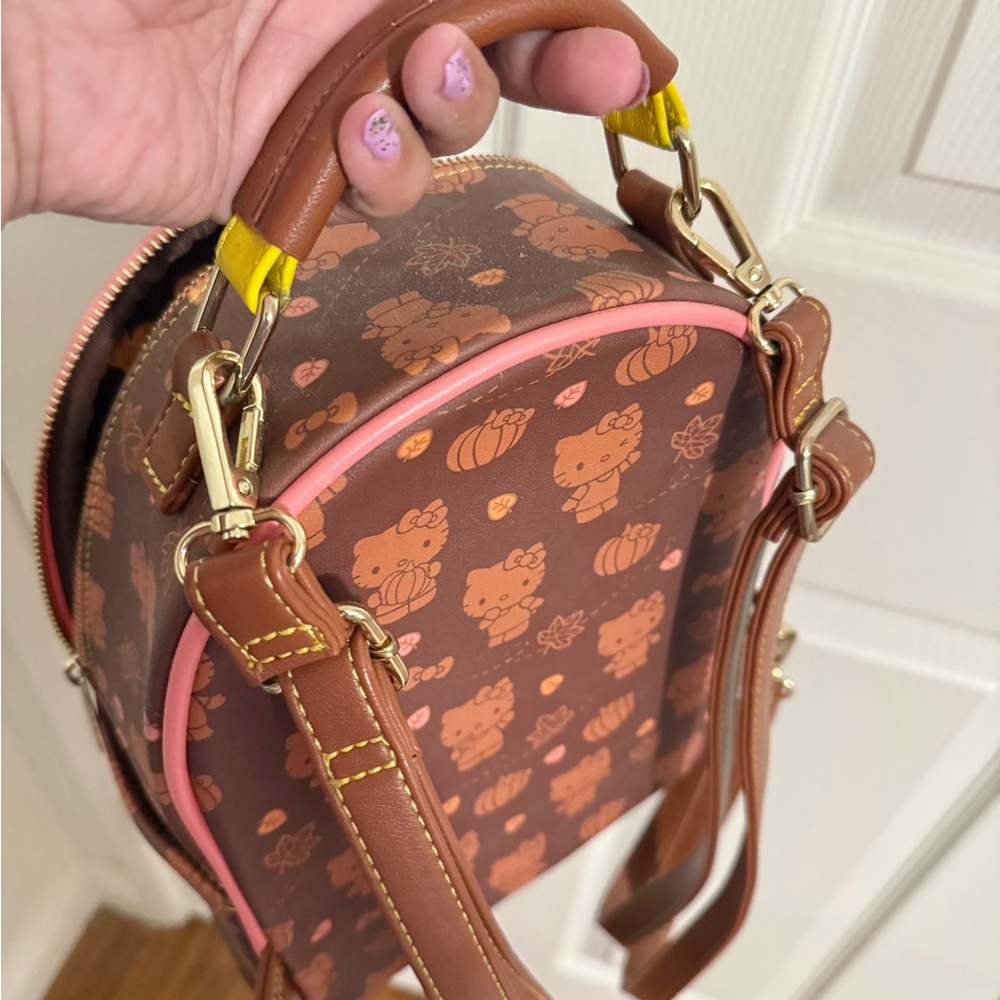 Loungefly Hello Kitty Pumpkin Spice Mini Backpack - Picture 3 of 5